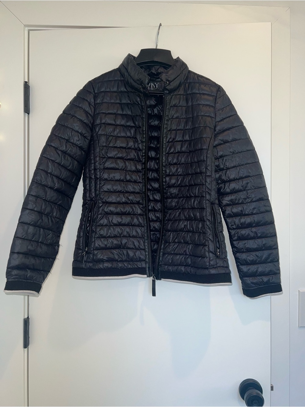 Black Quilted Puffer Jacket